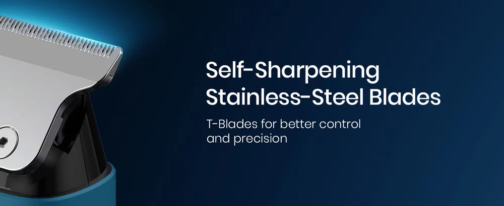 Self-sharpening stainless-steel blades